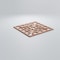 Ekena Millwork Medium Harlingen Decorative Fretwork Wood Wall Panels, Cherry, 15 3/8"W x 15 3/8"H x 3/8"T WALW16X16X0375GLNCH - alternate 4